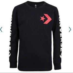 Boys Converse All Star Long Sleeved Tshirt